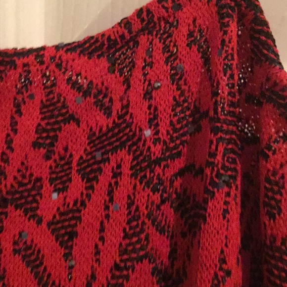St John Knit sparkling Red Dress - Picture 4 of 14